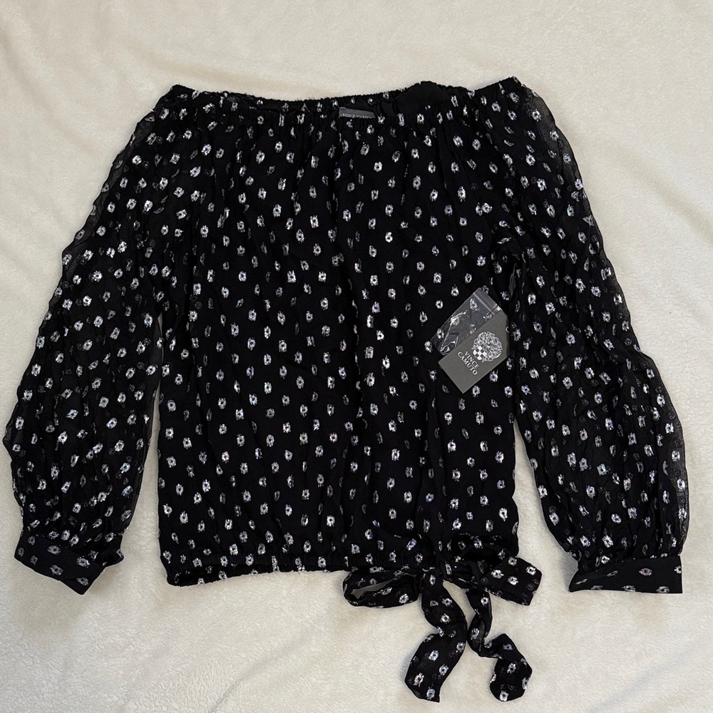 NWT Vince Camuto Off The Shoulder Top